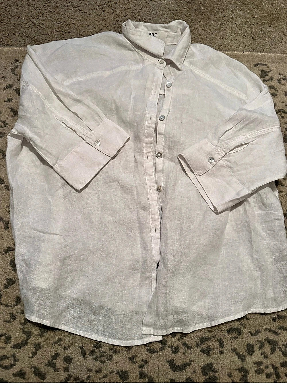 WILT 100% Linen Button Down Shirt